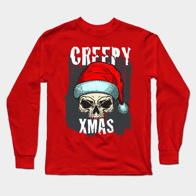 CREEPY XMAS Long Sleeve T-Shirt by Diannas